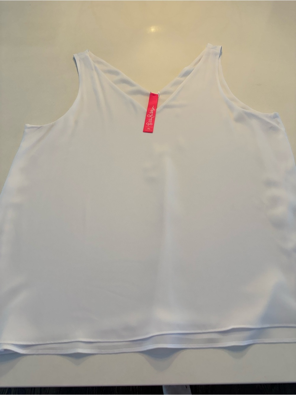 White tank top